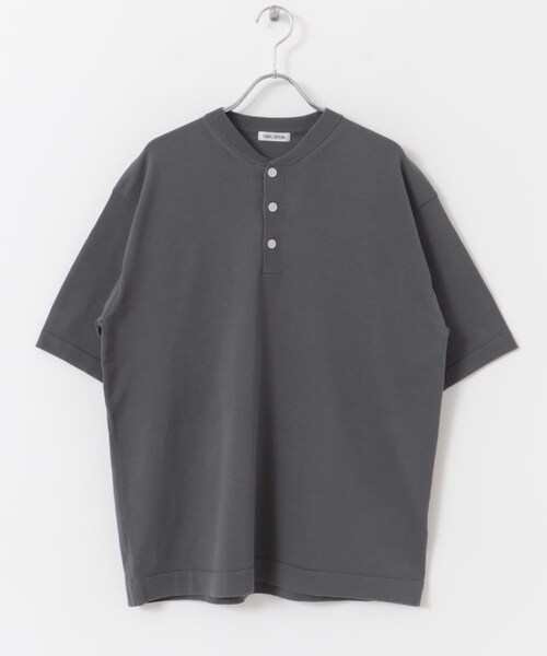 URBAN RESEARCH DOORS（アーバンリサーチドアーズ）の「FORK&SPOON　ヘンリーネックニットTシャツ（ニット/セーター・メンズ・IVORY/MOSSMINT/GRAY・4/5）」の15枚目の写真