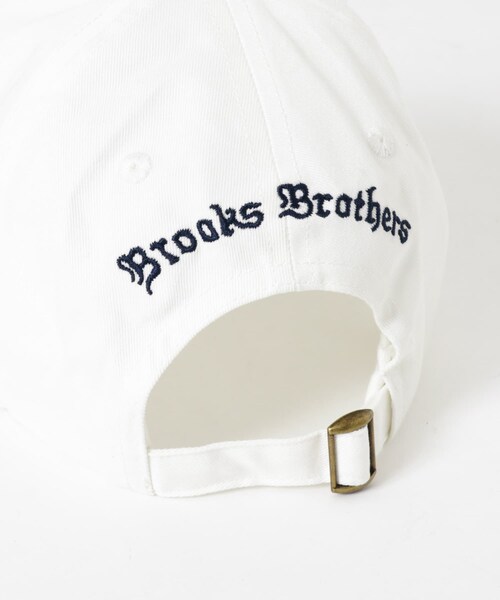 URBAN RESEARCH（アーバンリサーチ）の「『別注』BROOKS BROTHERS×UR　GF COTTON TWILL CAP（キャップ・メンズ・NAVY/WHITE/BLACK・one）」の12枚目の写真