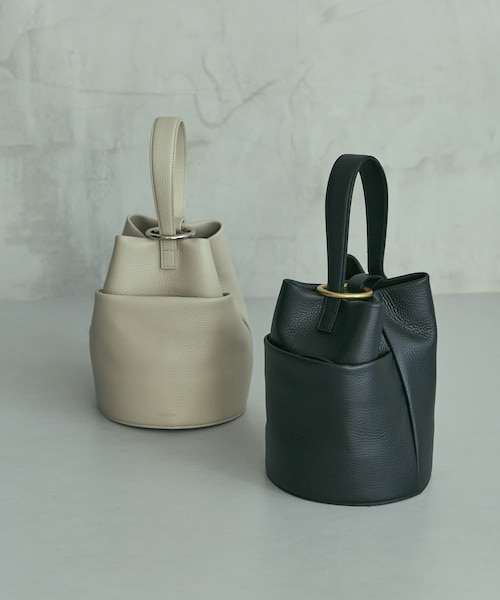 URBAN RESEARCH（アーバンリサーチ）の「MARROW　ROUND HANDLE（ハンドバッグ・レディース・BLACK/PEARL GRAY・one）」の7枚目の写真