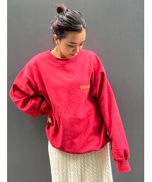 Ungrid | 【10周年限定】Ungridロゴルーズスウェット(スウェット)
