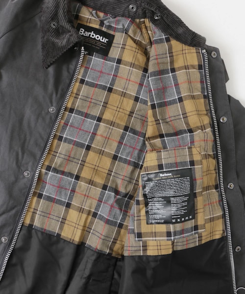 URBAN RESEARCH DOORS（アーバンリサーチドアーズ）の「Barbour　barbour bedale wax jacket（テーラードジャケット・レディース・grey/black・34/36）」の13枚目の写真