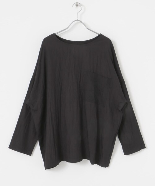 ITEMS URBANRESEARCH（アイテムズ アーバンリサーチ）の「ポケットTブラウス（シャツ/ブラウス・レディース・BLK/GREGE/MNT・FREE）」の9枚目の写真