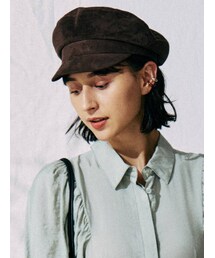 MERCURYDUO | フェイクスエードキャスケット(キャスケット)