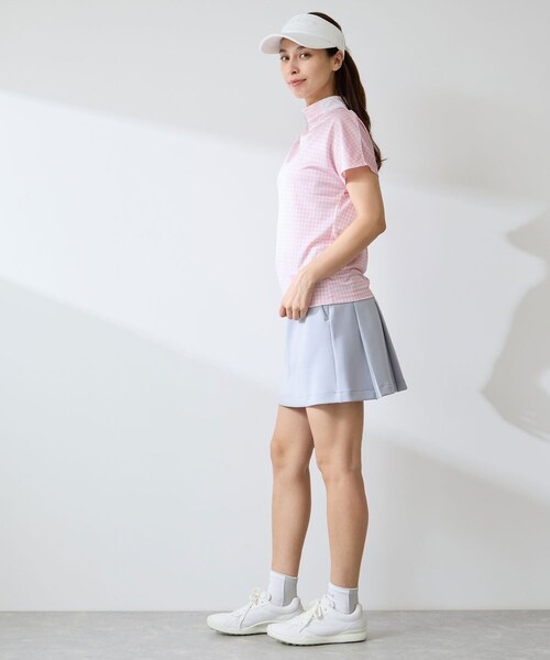 ROPE'(ロペ)の「アクアスーティングジャージー 後ろタックスカート/セットアップ対応・UV(スカート・レディース・グレー/グリーン/ピンク・L/M/S)」の22枚目の写真