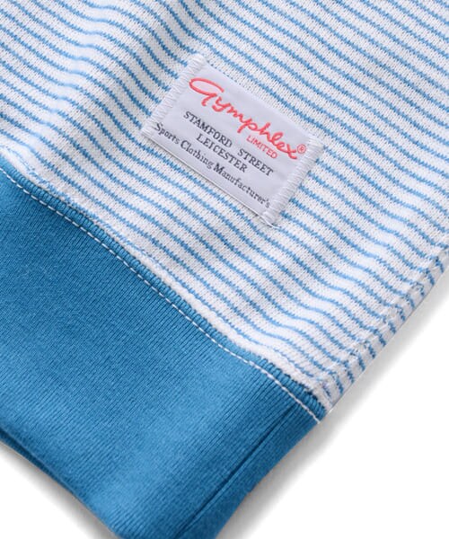 URBAN RESEARCH DOORS（アーバンリサーチドアーズ）の「GYMPHLEX ショートスリーブフードパーカー（パーカー・メンズ・AZURE/WHITE/PALM/WHITE・M/L）」の9枚目の写真