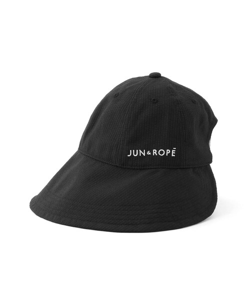 ROPE'(ロペ)の「【UV】セミワイドハット(ハット・レディース・ブラック/ホワイト・F)」の5枚目の写真