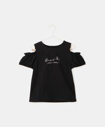 ROPE' PICNIC（ロペピクニック）の「【KIDS/キッズ】【接触冷感・吸水速乾】肩あきパフスリーブトップス（Tシャツ/カットソー・キッズ）」