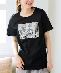 nissen | <大きいサイズ>汗染みしにくい色々選べるプリントTシャツ(Tシャツ/カットソー)