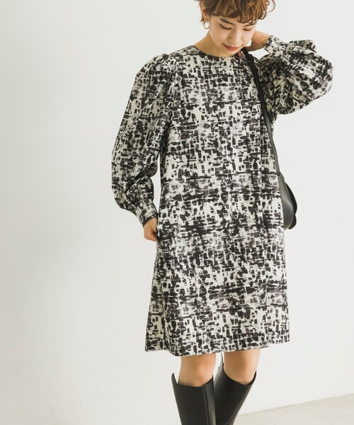 URBAN RESEARCH（アーバンリサーチ）の「アートチェック柄チュニックワンピース（チュニック・レディース・BROWN系/BLACK系・FREE）」の22枚目の写真