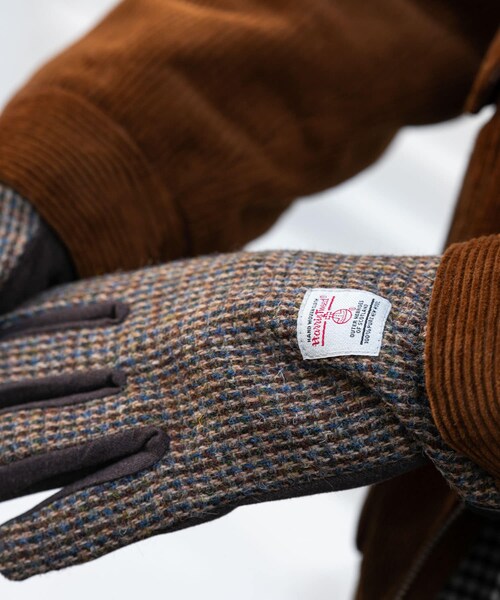 URBAN RESEARCH Sonny Label（アーバンリサーチサニーレーベル）の「HARRIS TWEEDグローブ（ベルト・メンズ・チャコール/ネイビー/ブラウン・One）」の8枚目の写真