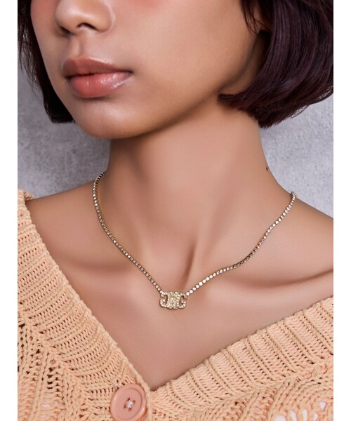 GYDA（ジェイダ）の「JEYSUS Symmetry GYDA bijouネックレス（ネックレス・レディース・シルバー/ゴールド・F）」の4枚目の写真