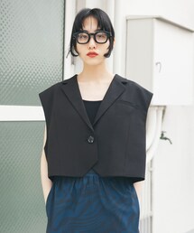 KBF | ルーズテーラードベスト(テーラードジャケット)