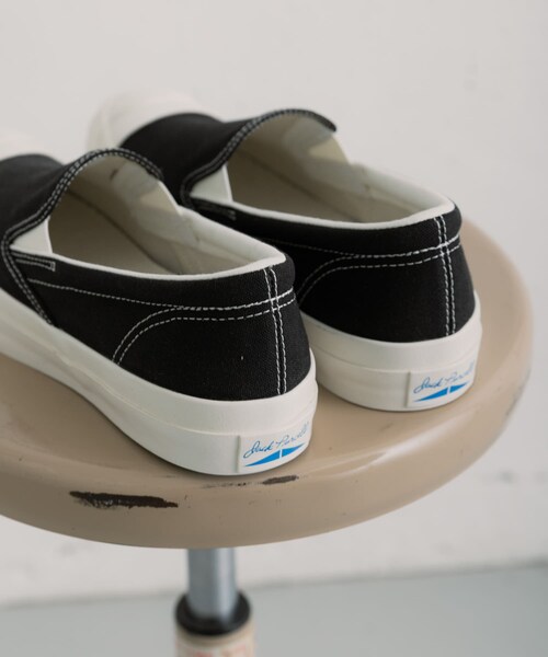 SENSE OF PLACE by URBAN RESEARCH(センスオブプレイスバイアーバンリサーチ)の「Converse JACK PURCELL CL SLIP-ON(スニーカー・メンズ・BLACK・26/27/28)」の5枚目の写真