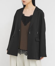 KBF | リネンライクホックジャケット(テーラードジャケット)