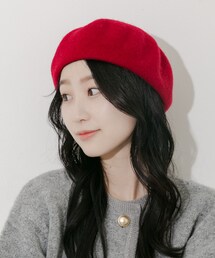 SMELLY | シンプルバスクベレー(ハンチング/ベレー帽)