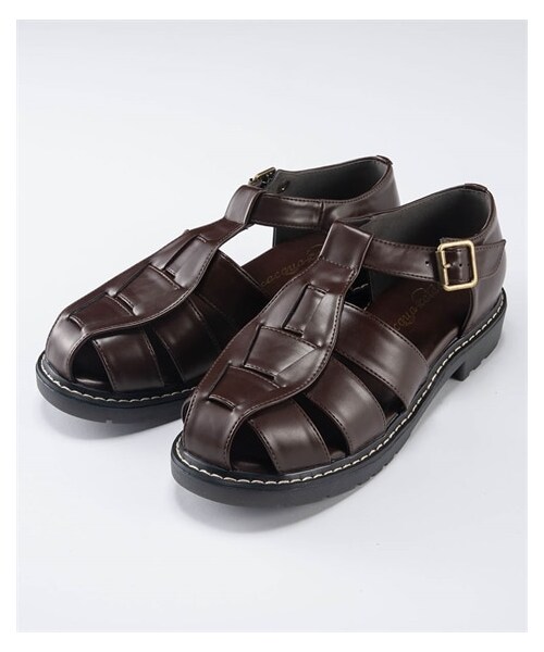 nissen（ニッセン）の「【ゆったり幅広】グルカサンダル（低反発中敷）（ワイズ４Ｅ）（サンダル・メンズ・黒/ダークブラウン/ホワイト・M=23.0~23.5cm/4E/L=24.0~24.5cm/4E/LL=25.0~25.5cm/4E/3L=26.0~26.5cm/4E）」の22枚目の写真