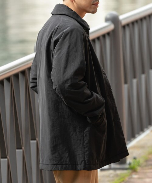 URBAN RESEARCH ROSSO(アーバンリサーチロッソ)の「『XLサイズあり』NOUVELLE中綿ステンカラーコート(ステンカラーコート・メンズ・BLACK/CHARCOAL・M/L/XL)」の6枚目の写真