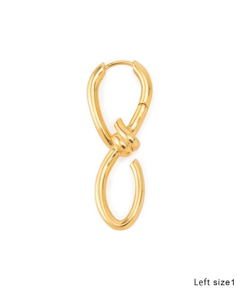 ADAM ET ROPE'（アダムエロペ）の「【公式サイト限定】【MARIA BLACK】Pirro Earring Gold HP（ピアス（片耳用）・レディース・ゴールド・1/2）」の17枚目の写真