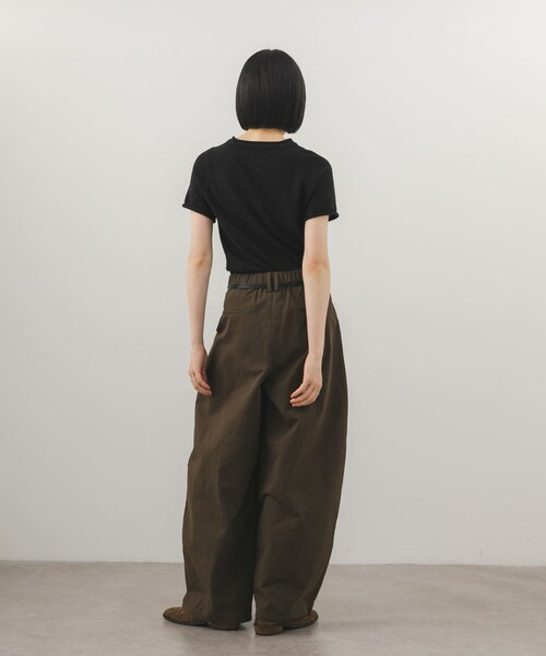 KBF（ケイビーエフ）の「ベルトSETオーバルパンツ（その他パンツ・レディース・NAVY/BROWN/BEIGE・36/38）」の10枚目の写真