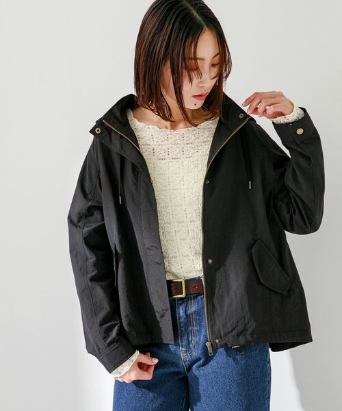 URBAN RESEARCH Sonny Label（アーバンリサーチサニーレーベル）の「撥水マウンテンパーカー（マウンテンパーカー・レディース・オフ/ブラック/ベージュ/カーキ・36/38/40）」の18枚目の写真