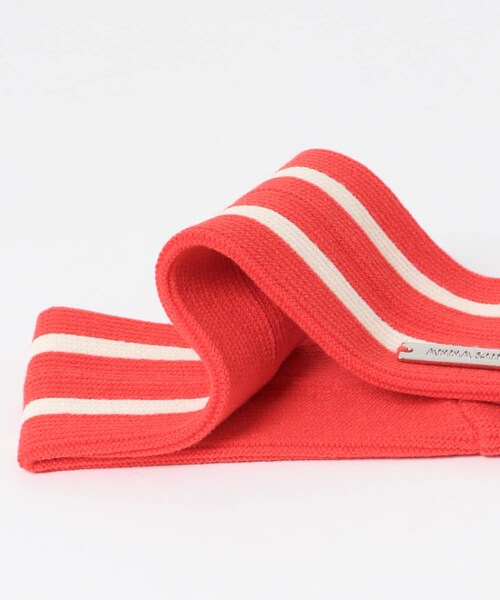 SENSE OF PLACE by URBAN RESEARCH（センスオブプレイスバイアーバンリサーチ）の「ANNA SUI NYC　ボーダーニットヘッドバンド（ヘアバンド・レディース・RED/PURPLE/YELLOW・one）」の21枚目の写真