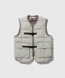 ADAM ET ROPE' | 【HELLA GREEN/ヘラグリーン】Ripstop Nylon Down Vest(ダウンベスト)
