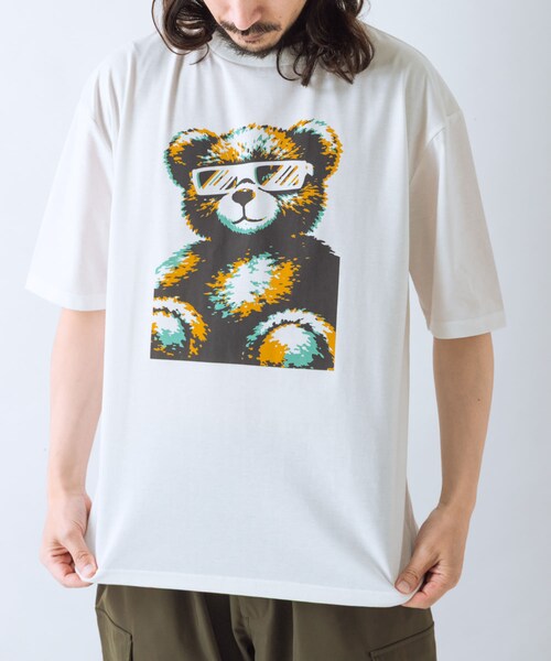 ITEMS URBANRESEARCH(アイテムズ アーバンリサーチ)の「『接触冷感/吸水速乾/UVカット』ANIMAL IN SHADES プリントTシャツ(Tシャツ/カットソー・メンズ・CAT/BEAR/KOALA・M/L)」の19枚目の写真