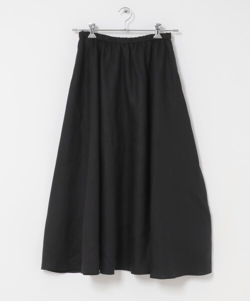 かぐれ（カグレ）の「リネンフレアスカート（スカート・レディース・BLACK/BROWN/BLUE GREEN・Free）」の12枚目の写真