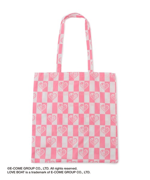 VIS（ビス）の「【LOVE BOAT VIS別注】ロゴトートバッグ【A4対応】（トートバッグ・レディース・ゴールド/シルバー/ピンク系/ブラウン・F）」の11枚目の写真