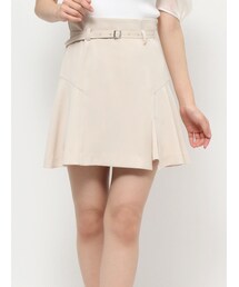 MERCURYDUO | 【小澤美里コラボ】ベルト付スリットミニスカパン(その他パンツ)