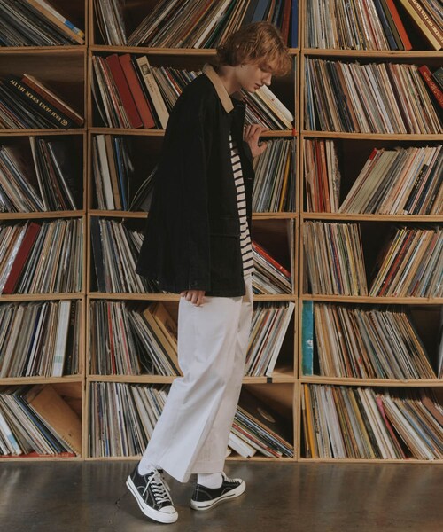 SENSE OF PLACE by URBAN RESEARCH（センスオブプレイスバイアーバンリサーチ）の「センタープレスストレートタックチノパンツ（チノパンツ・メンズ・GREIGE/BLACK・M/L）」の17枚目の写真