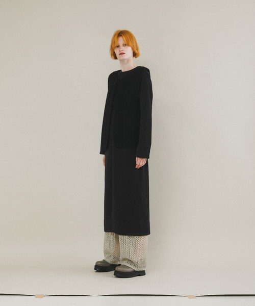 LAATO（ラート）の「hand knit vest（ベスト・レディース・クリーム/インク・FREE）」の22枚目の写真