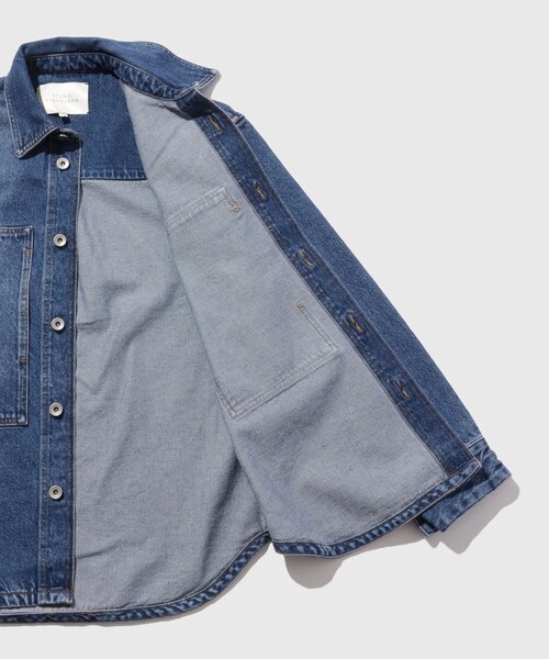ADAM ET ROPE'（アダムエロペ）の「【STUDIO NICHOLSON/スタジオニコルソン】SAXON REGEB DENIM SHBL（デニムジャケット・メンズ・ブルー系・M/S）」の11枚目の写真