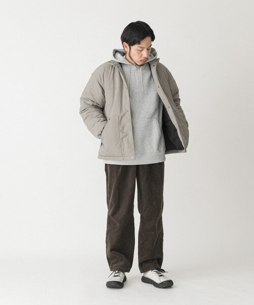 EKAL（エカル）の「QUICK DRY ハーフジップフーディー（スウェット・メンズ・グレー/ブラック・M/L）」の20枚目の写真