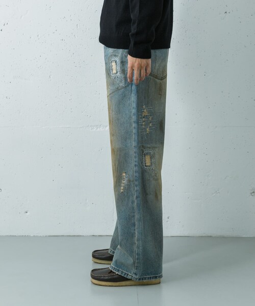 URBAN RESEARCH(アーバンリサーチ)の「Andersson Bell UNISEX D/R WIDE JEANS(デニムパンツ・メンズ・BLUE・30/32)」の5枚目の写真