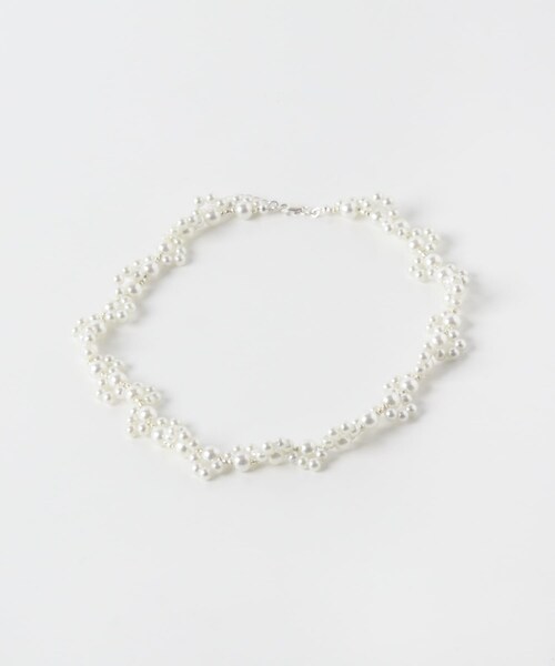 decor『デコール』　FLOWER PEARL BEADSCHOKER