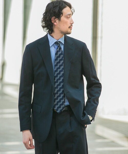 URBAN RESEARCH DOORS(アーバンリサーチドアーズ)の「LIFE STYLE TAILOR ウォッシャブルストレッチジャケット(テーラードジャケット・メンズ・GRAY/NAVY・44/46/48/50)」の2枚目の写真