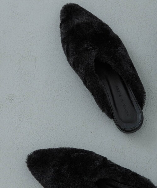 SENSE OF PLACE by URBAN RESEARCH（センスオブプレイスバイアーバンリサーチ）の「ポインテッドファーミュール（その他シューズ・レディース・BLACK/CAMEL・S/M/L）」の6枚目の写真