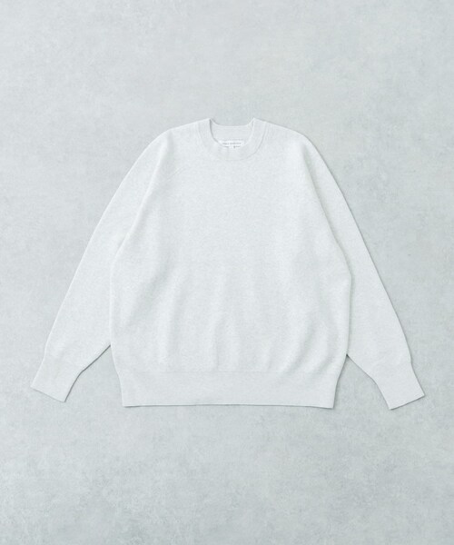 URBAN RESEARCH(アーバンリサーチ)の「綿カシミヤスウェットニット(ニット/セーター・メンズ・GRAY/KHAKI/OATMEAL/NAVY・M/L)」の1枚目の写真