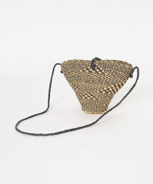 URBAN RESEARCH（アーバンリサーチ）の「ボルガバスケットショルダーバッグ（かごバッグ・レディース・NATURAL/NTL×BLK/PINK・-）」の10枚目の写真