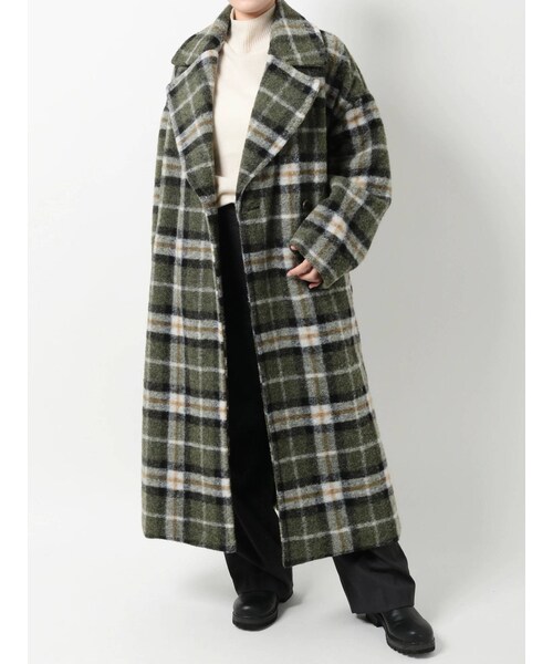 Ungrid（アングリッド）の「スライバーチェスターロングコート（その他アウター・レディース・ミックス/グレー/ブルー/ブラウン・S/M）」の15枚目の写真