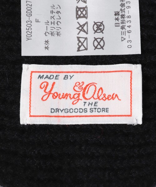 URBAN RESEARCH(アーバンリサーチ)の「YOUNG&OLSEN The DRYGOODS STORE MIX WOOL TRIANGLE SCARF(バンダナ/スカーフ・メンズ・BLACK/TAUPE MIX/PINK MIX・FREE)」の8枚目の写真