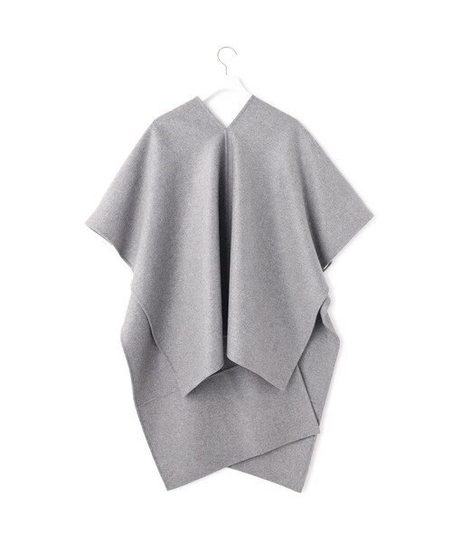 ADAM ET ROPE'（アダムエロペ）の「カシミアブレンドポンチョストール（ストール/ショール・レディース・グレー/ベージュ系・F）」の10枚目の写真