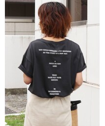 Ungrid | バックエンブロイダリールーズTee(Tシャツ/カットソー)