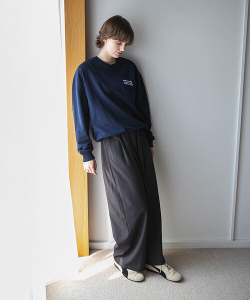 URBAN RESEARCH（アーバンリサーチ）の「『別注』Les Petits Basics×URBAN RESEARCH　SWEAT（スウェット・レディース・F NAVY/K COFFEE・XS）」の8枚目の写真