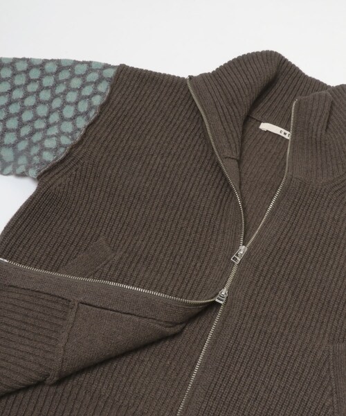 THE GOODLAND MARKET（ザグッドランドマーケット）の「cwtch　MIX PATTERND KNIT（ニット/セーター・レディース・GREY/BROWN・FREE）」の11枚目の写真