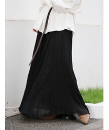 Ungrid | ランダムプリーツマキシスカート(スカート)