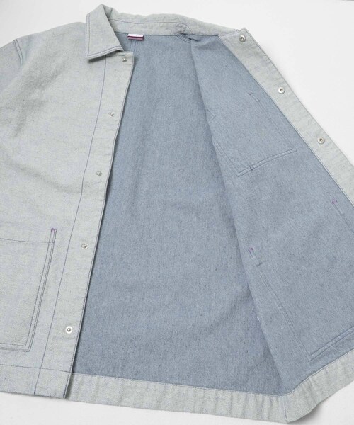 THE GOODLAND MARKET（ザグッドランドマーケット）の「ザ グッドランド マーケット　RE DENIM COVERALL（デニムジャケット・メンズ・L.INDIGO・1/2/3）」の13枚目の写真