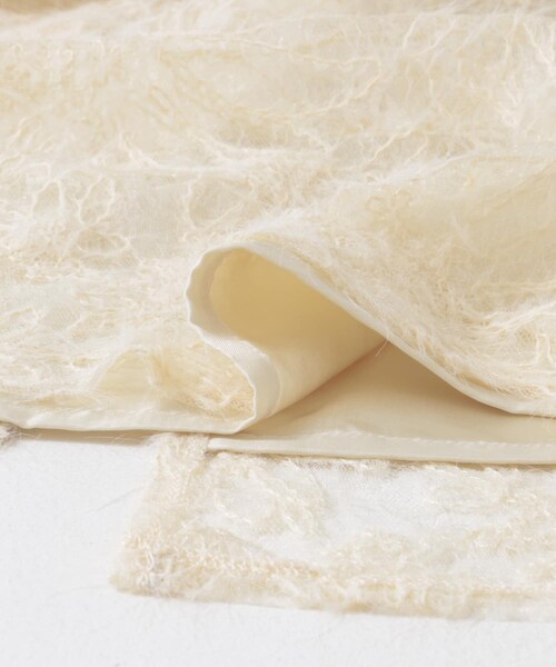 URBAN RESEARCH ROSSO（アーバンリサーチロッソ）の「フラワーチュールシャギースカート（スカート・レディース・IVORY/BLACK・FREE）」の11枚目の写真