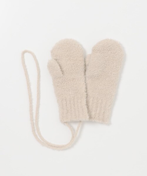 URBAN RESEARCH Sonny Label（アーバンリサーチサニーレーベル）の「ラメブークレーニットミトン（ベルト・レディース・エクリュ/グレー/ネイビー・One）」の9枚目の写真